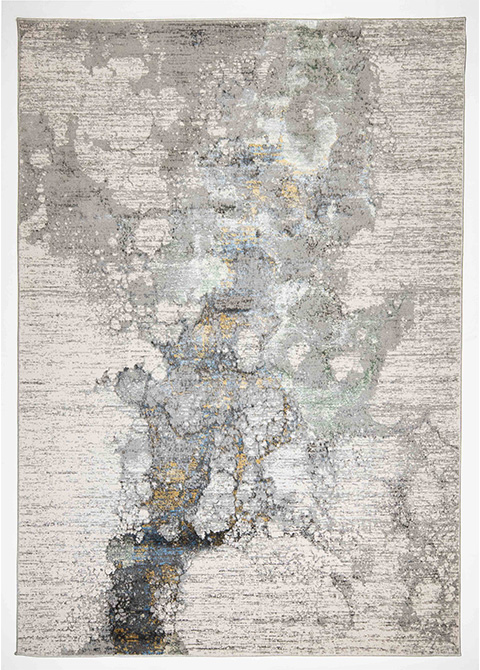 Tapete Abstracto Neutro con Diseño Texturizado en Gris