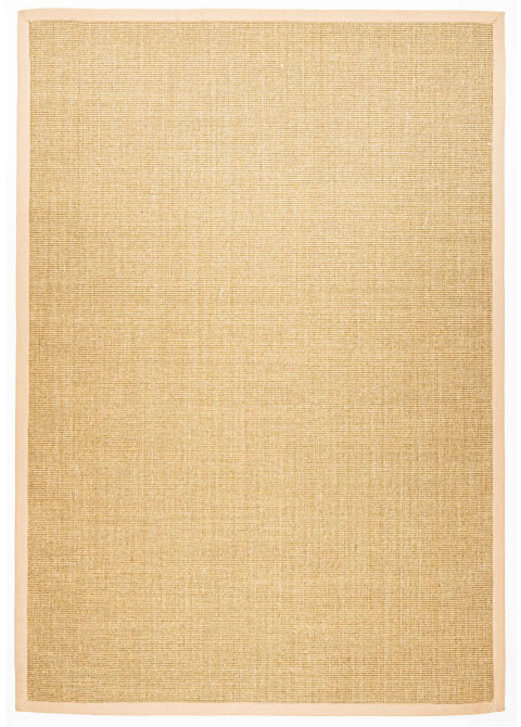 Tapete Texturizado Beige con Borde Sutil para un Toque Natural