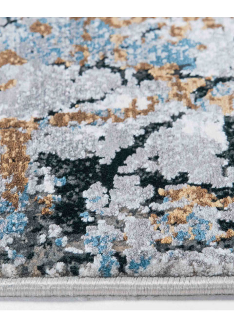 Tapete Moderno Neutro con Diseño Abstracto en Gris Oscuro