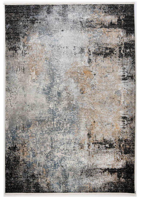 Tapete Moderno Neutro con Textura Abstracta en Gris Oscuro