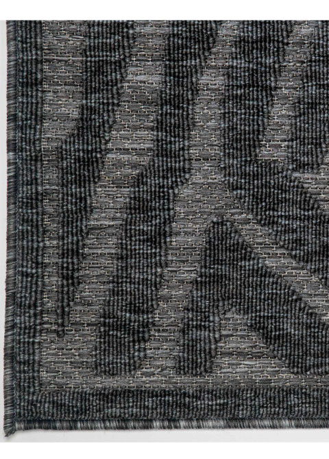 Tapete Moderno Gris con Diseño Geométrico en Gris Oscuro