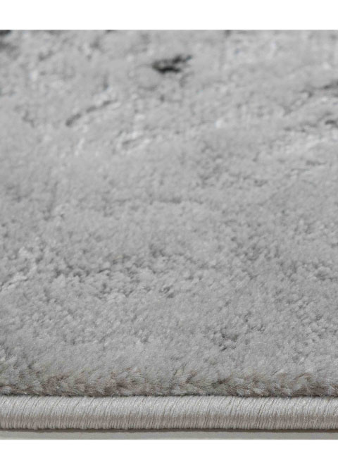 Tapete Moderno Gris con Diseño Abstracto en Gris Oscuro