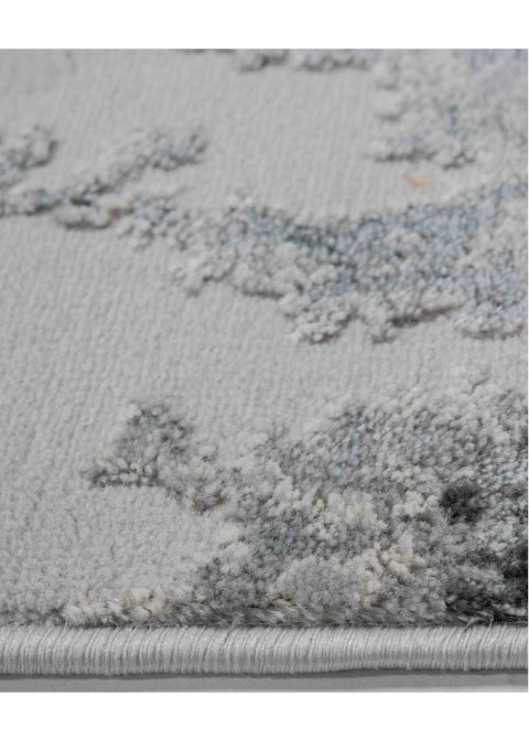 Tapete Moderno Gris con Diseño Abstracto en Gris Oscuro