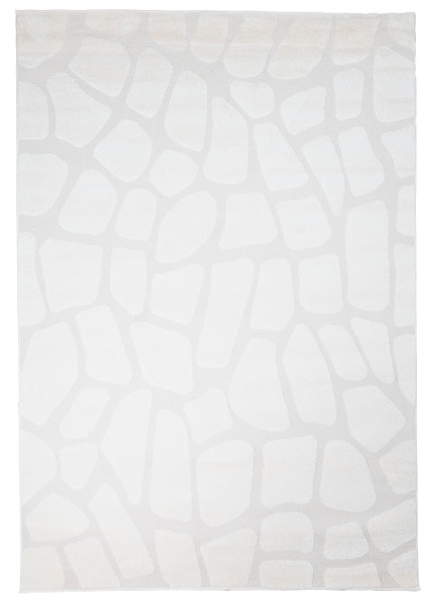 Tapete Moderno Neutro con Diseño de Piedras