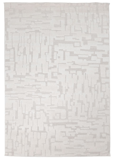 Tapete Moderno Neutro con Diseño Abstracto en Gris