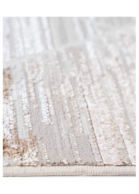 Tapete Moderno Neutro con Diseño Geométrico en Café