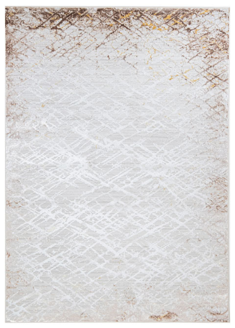 Tapete Moderno Neutro con Diseño Abstracto en Café