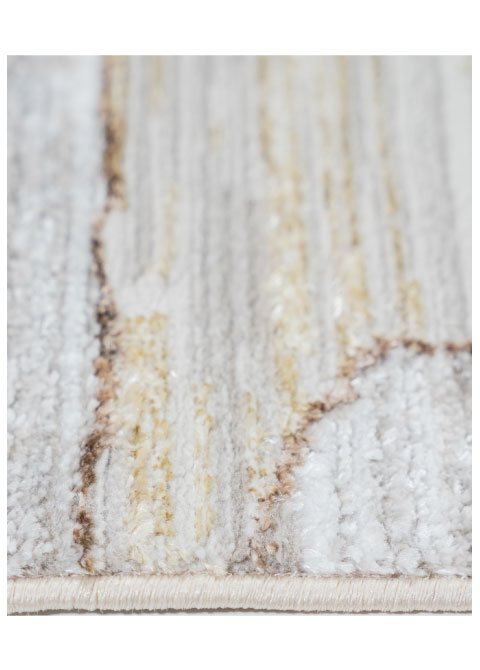 Tapete Moderno Neutro con Diseño Abstracto en Café