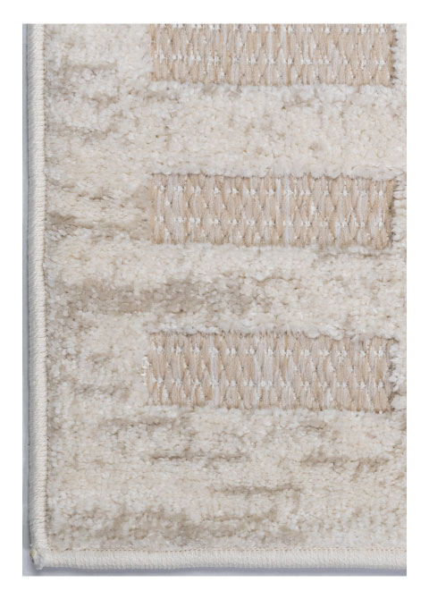 Tapete Moderno Neutro con Diseño Geométrico en Beige