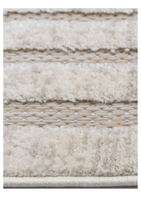 Tapete Moderno Neutro con Diseño Geométrico en Relieve