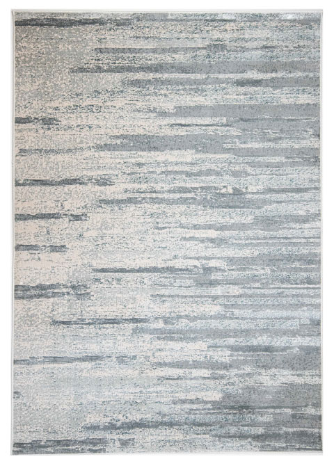 Tapete Moderno Neutro con Diseño Abstracto en Gris