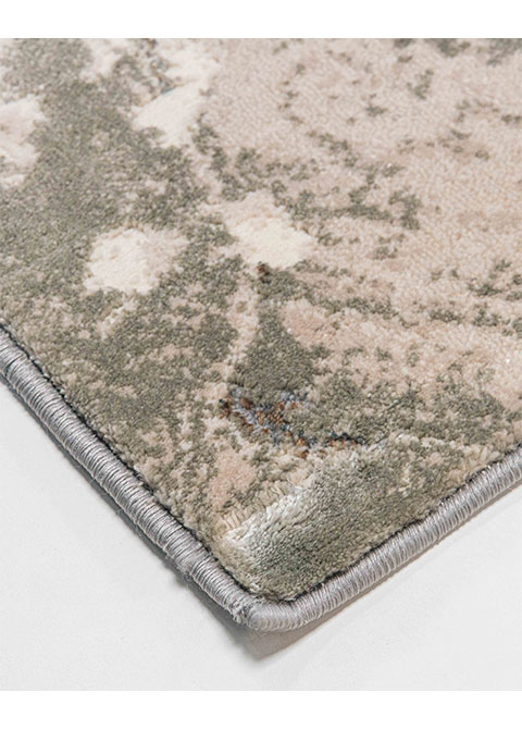 Tapete Moderno Neutro con Diseño Abstracto en Gris para Sala