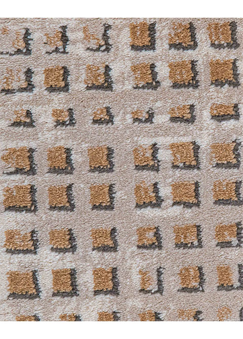 Tapete Moderno Neutro con Diseño de Cuadrícula Texturizada