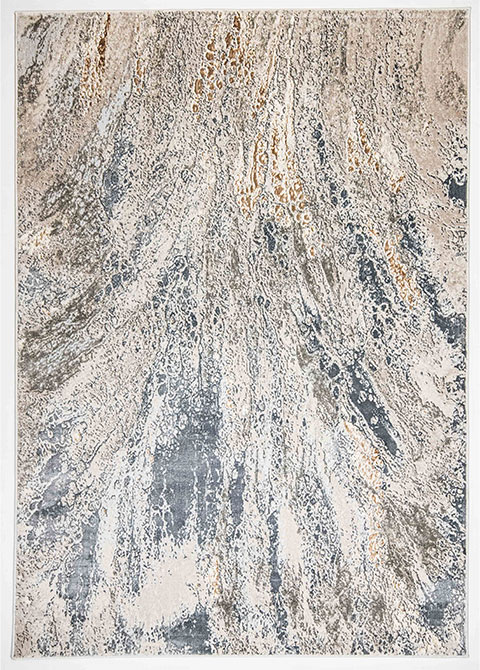 Tapete Moderno Neutro con Diseño Abstracto en Gris Oscuro