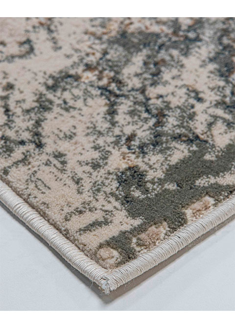 Tapete Moderno Neutro con Diseño Abstracto en Gris Oscuro