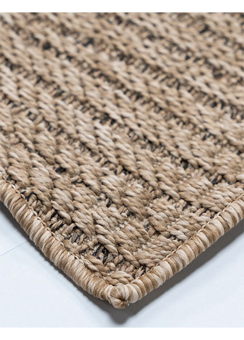 Tapete Moderno Gris con Diseño de Hojas Tropicales en Neutro