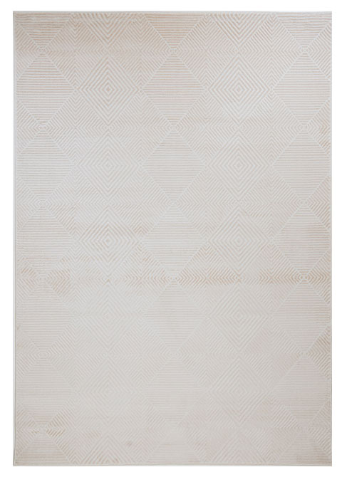 Tapete Moderno Neutro con Diseño Geométrico Texturizado