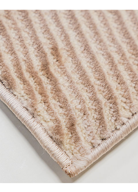 Tapete Moderno Neutro con Diseño Geométrico en Cafe