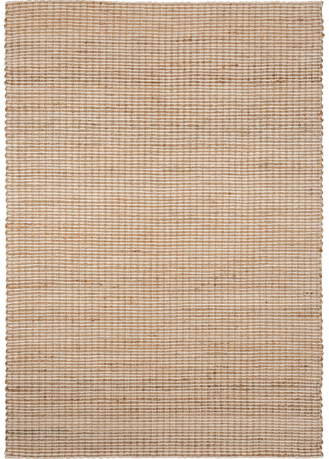 Tapete Rústico Neutro con Diseño de Tejido Natural