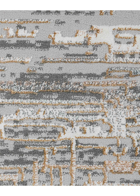 Tapete Moderno Gris con Diseño Abstracto Texturizado