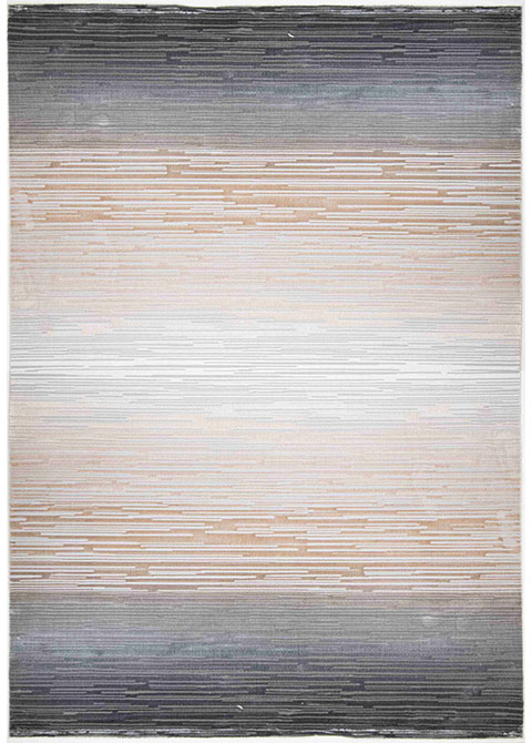 Tapete Moderno Neutro con Diseño de Degradado Horizontal