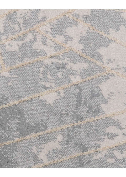 Tapete Moderno Gris con Diseño Abstracto en Neutro