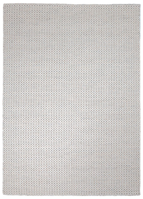 Tapete Moderno Beige con Diseño de Círculos