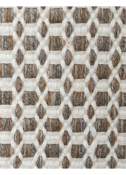 Tapete Moderno Beige con Diseño de Círculos