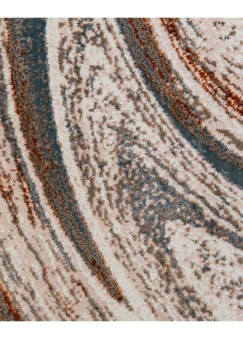 Tapete Moderno Neutro con Diseño de Vetas en Café y Gris