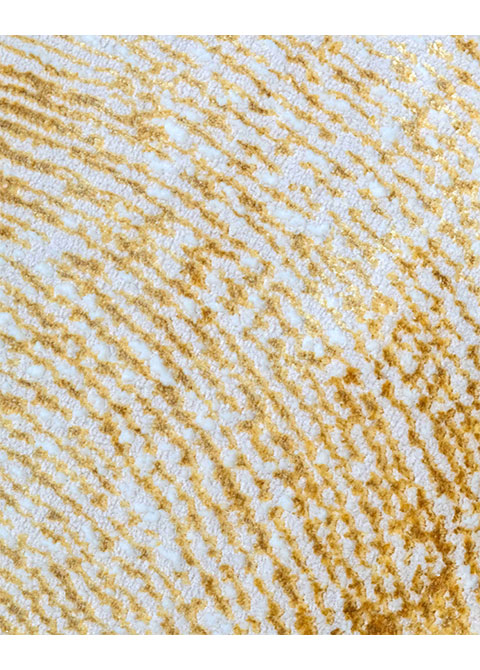 Tapete Moderno Neutro con Diseño Abstracto en Dorado