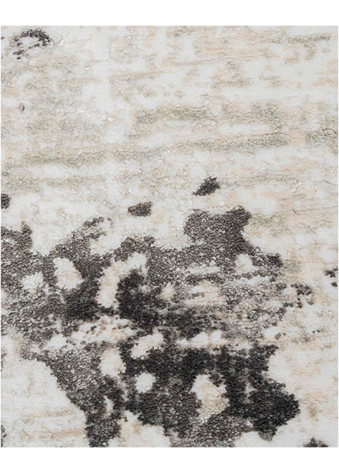 Tapete Moderno Neutro con Diseño Abstracto en Gris Oscuro