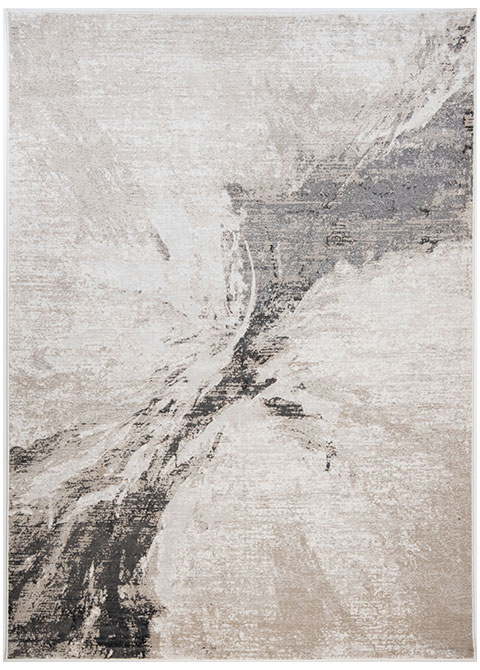 Tapete Abstracto Neutro con Diseño Texturizado en Gris Oscuro