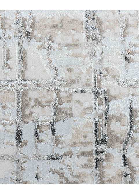 Tapete Moderno Neutro con Diseño Abstracto en Gris Oscuro