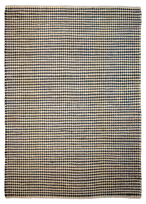 Tapete Moderno Neutro con Diseño de Puntos en Gris Oscuro