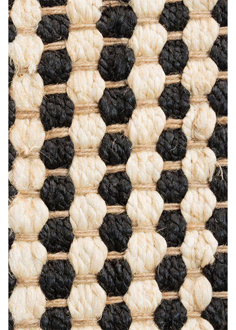 Tapete Moderno Neutro con Diseño de Puntos en Gris Oscuro