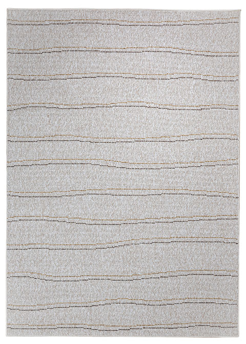 Tapete Moderno Neutro con Diseño de Líneas en Gris Oscuro