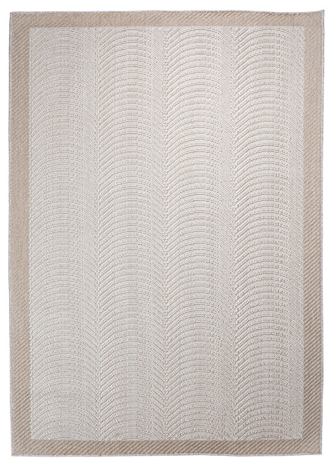 Tapete Moderno Neutro con Diseño Chevron Texturizado