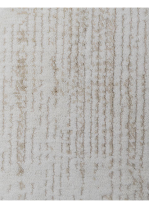 Tapete Moderno Neutro con Diseño Abstracto en Dorado