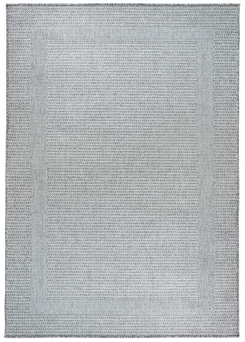 Tapete Moderno Gris con Textura Trenzada para Interiores