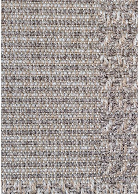 Tapete Moderno Gris con Textura Trenzada para Interiores