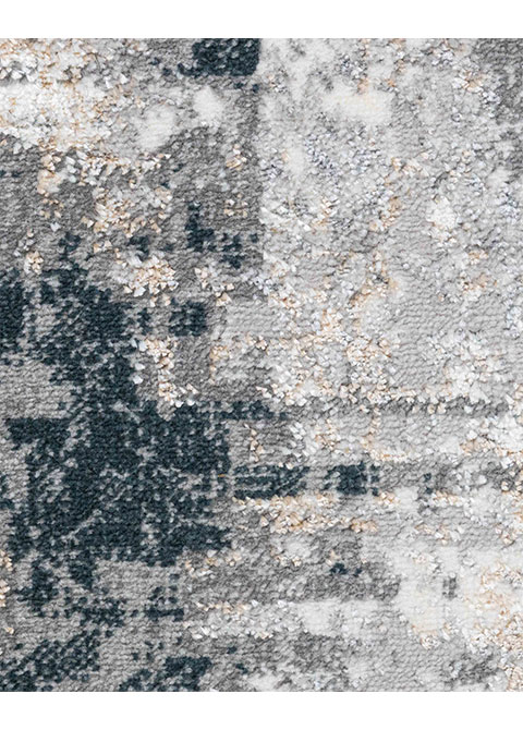 Tapete Moderno Gris con Diseño Abstracto en Gris Oscuro