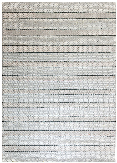 Tapete Moderno Neutro con Diseño a Rayas en Gris Oscuro