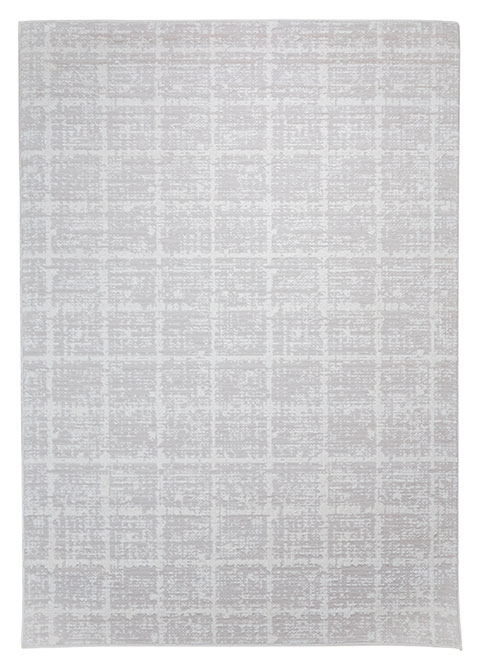 Tapete Moderno Neutro con Diseño Cuadriculado para un Ambiente Luminoso