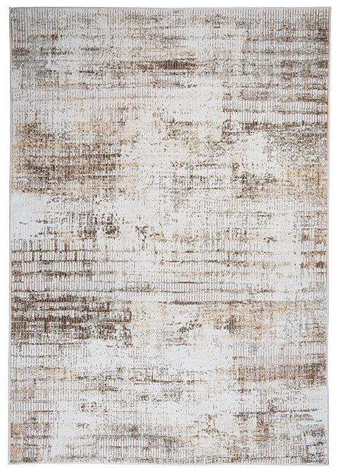 Tapete Moderno Neutro con Diseño Abstracto en Cafe