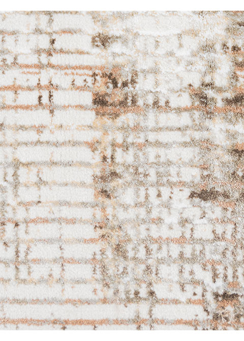 Tapete Moderno Neutro con Diseño Abstracto en Cafe