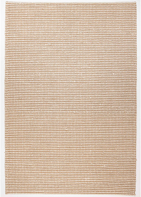 Tapete Texturizado Beige con Diseño Trenzado Natural