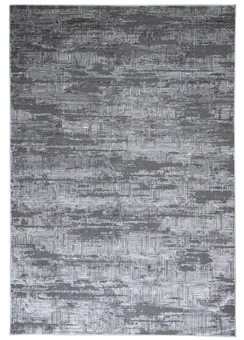 Tapete Moderno Gris con Diseño Abstracto Texturizado