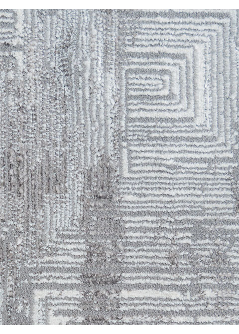 Tapete Moderno Gris con Diseño Abstracto Texturizado