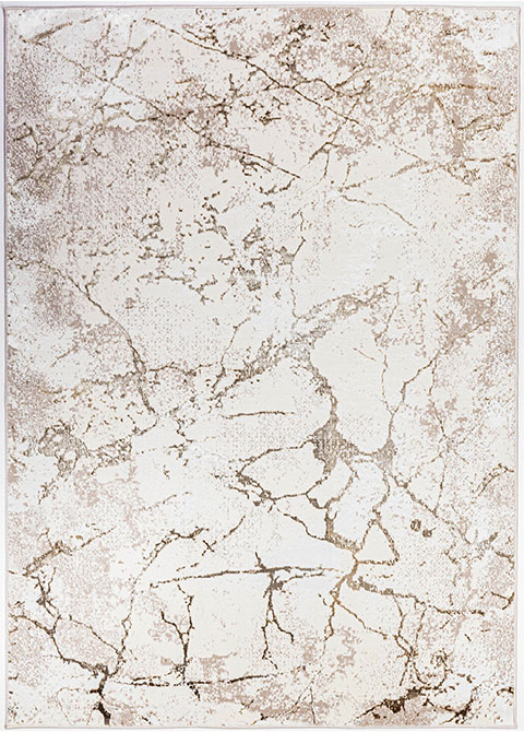 Tapete Moderno Neutro con Diseño Abstracto en Café