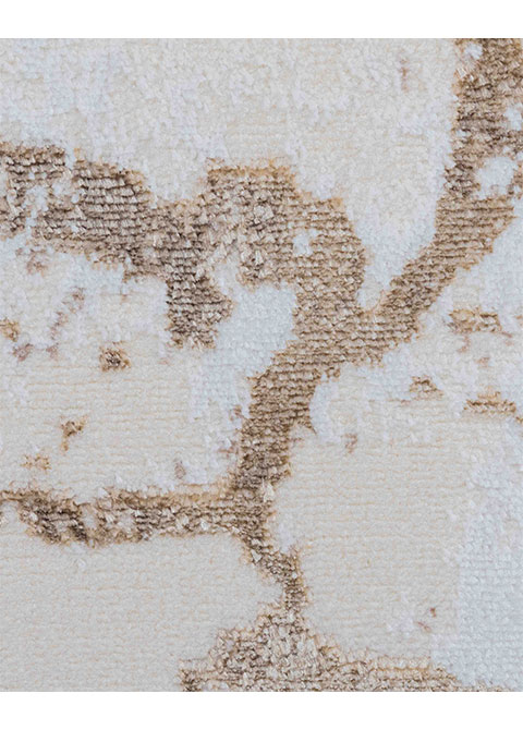 Tapete Moderno Neutro con Diseño Abstracto en Café